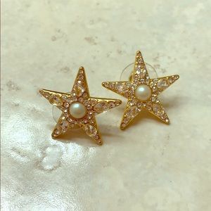 Kate spade star & pearl earrings  💫
